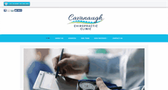 Desktop Screenshot of cavanaughchiropractic.com